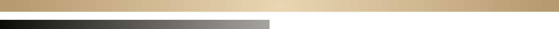 A horizontal image with a beige gradient band at the top, a white middle section, and a gray-to-black gradient rectangle in the lower left corner.